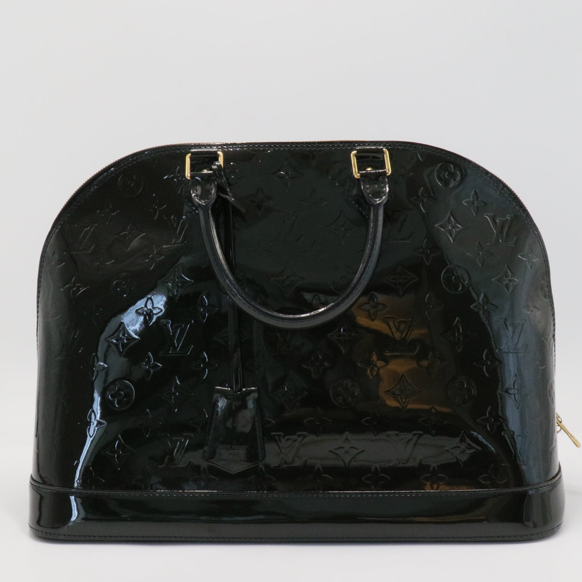 Alma Handbag Monogram Vernis GM