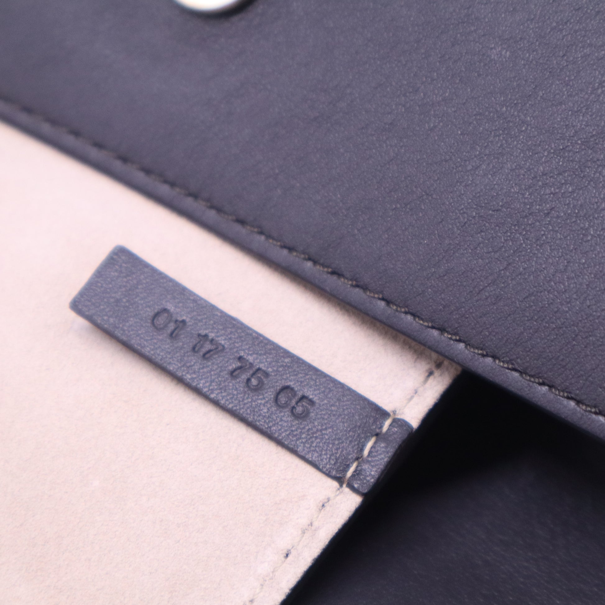 Suede Calfskin Mini Faye Shoulder Bag Carbon  B21092