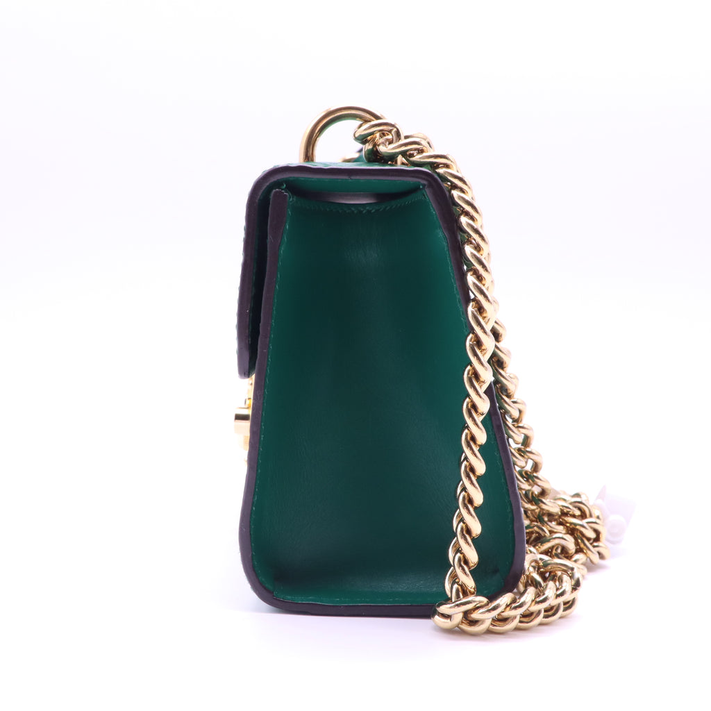Gucci Padlock Shoulder Bag Guccissima Leather Small twins