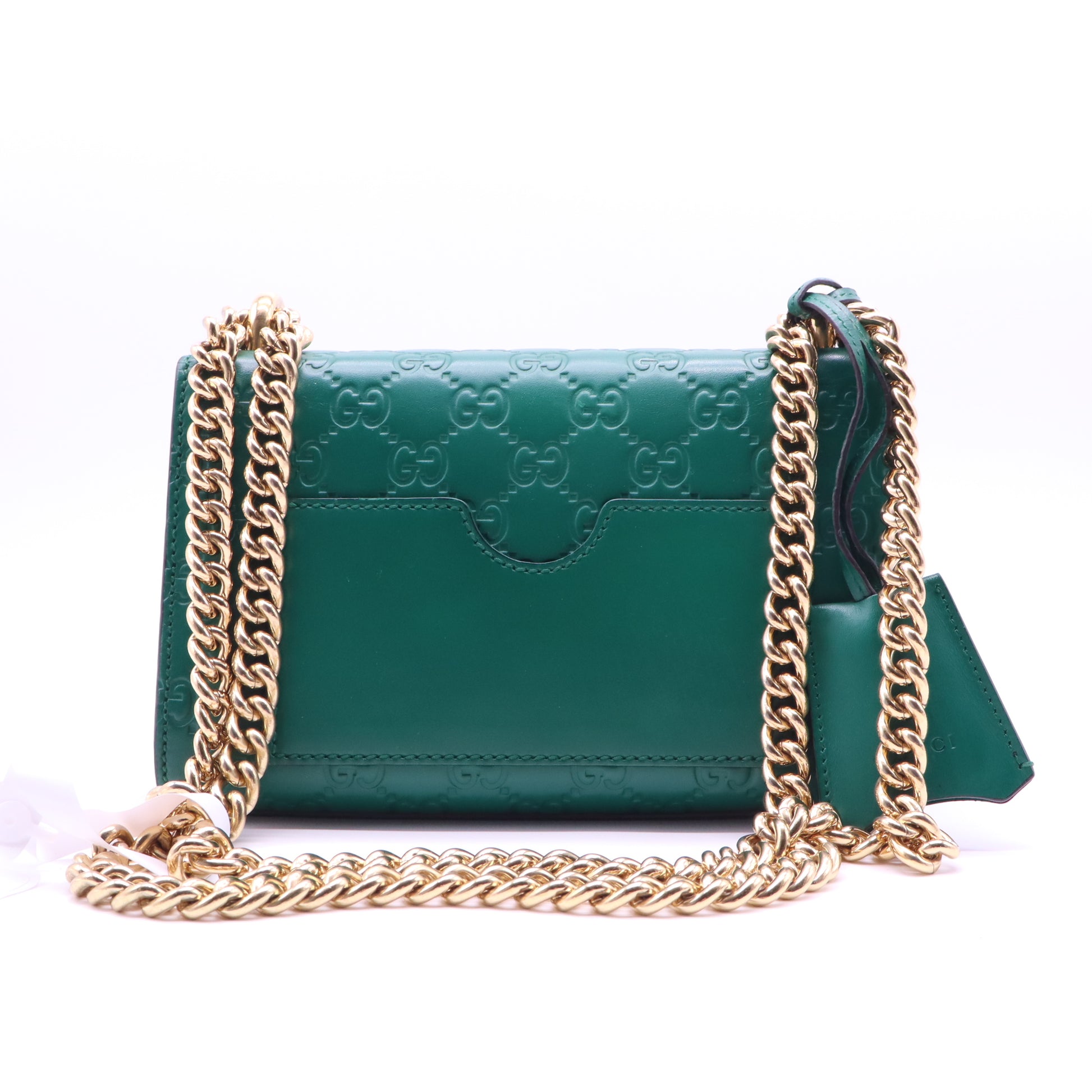 Gucci Padlock Shoulder Bag Guccissima Leather Small twins