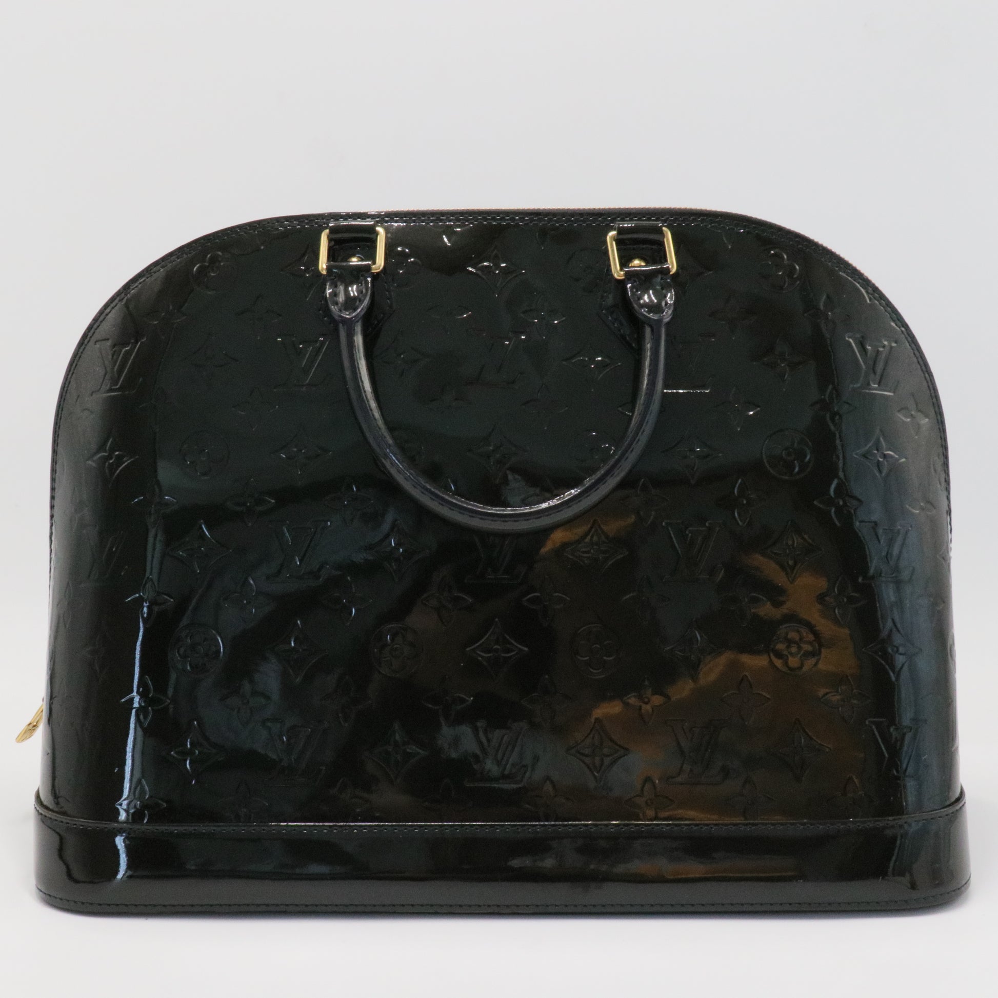 Alma Handbag Monogram Vernis GM