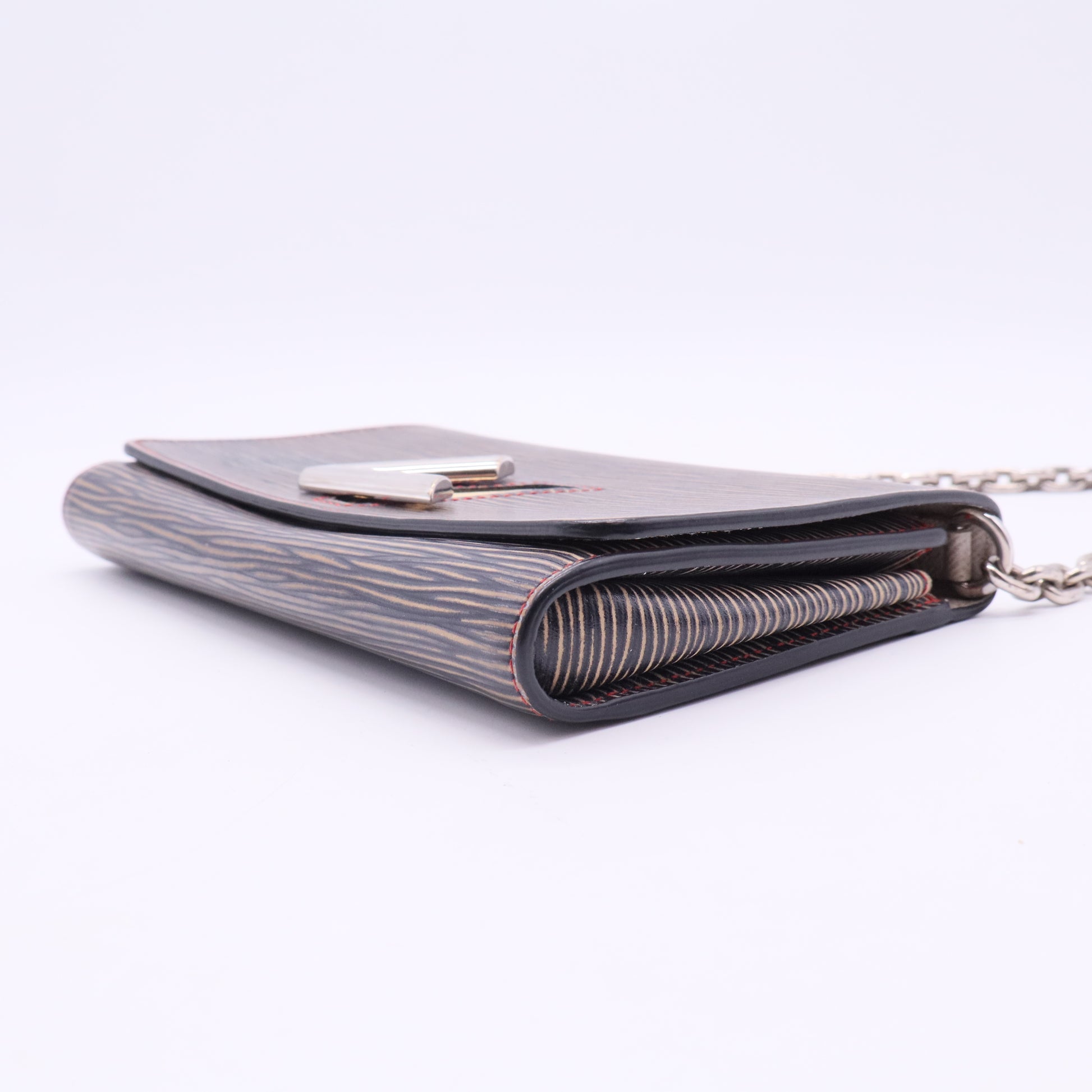 Epi Leather Twist Wallet on Chain
