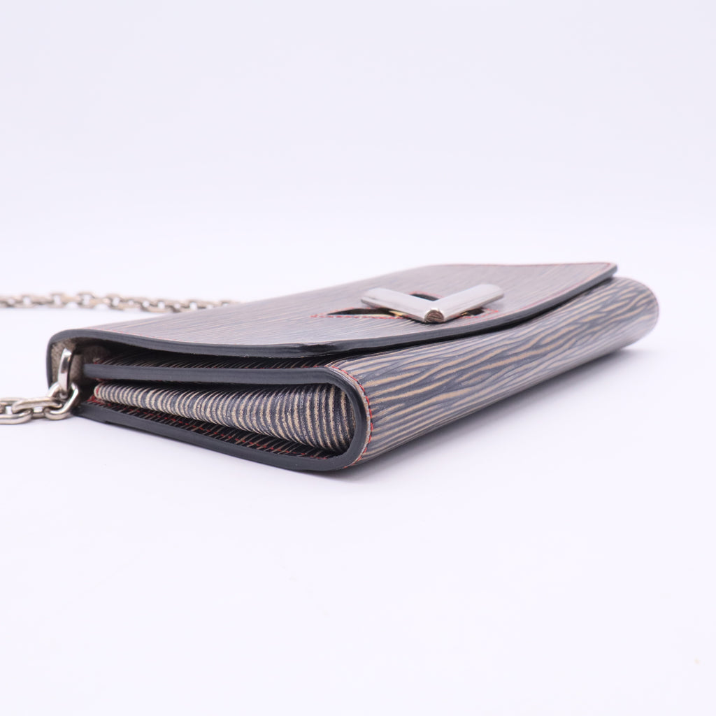 Epi Leather Twist Wallet on Chain