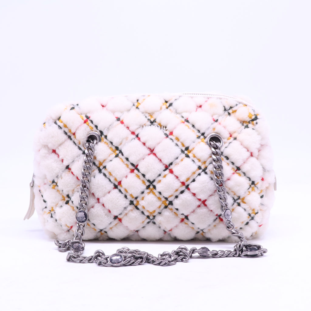 Miu Miu Shoulder Bag Handbag Purse with Rhinestones Crystals B21293
