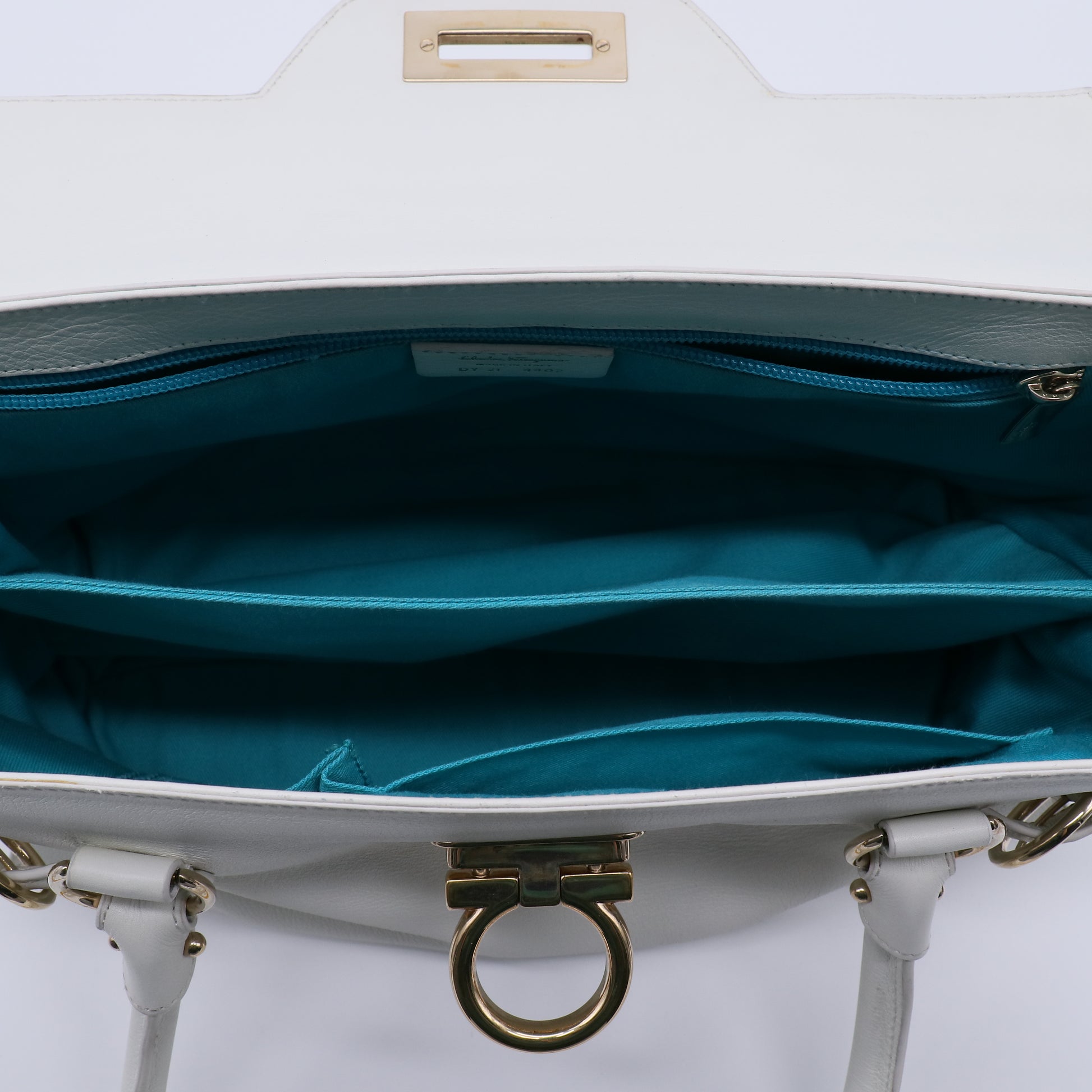 Salvatore Ferragamo Virna Gancini Satchel Bag B21606