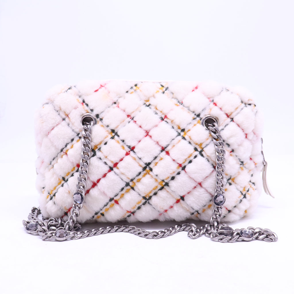Miu Miu Shoulder Bag Handbag Purse with Rhinestones Crystals B21293