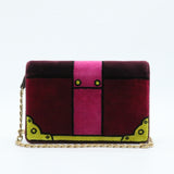 Cahier Belt Bag Printed Velvet Small