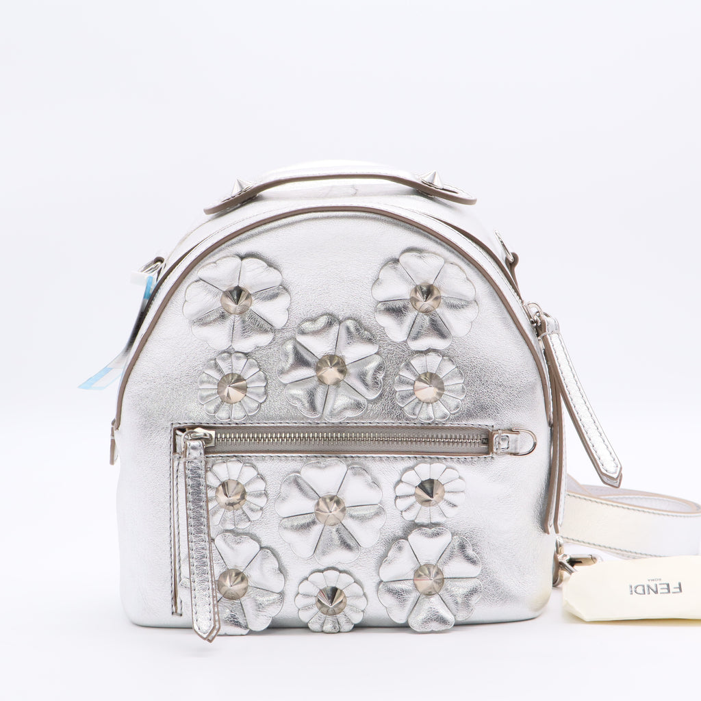 Fendi Floral Studded Small Crossbody Backpack Twins LDJ2798