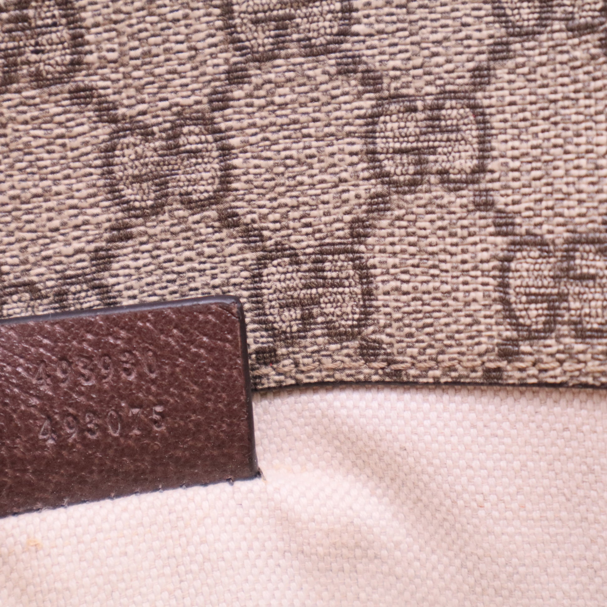 Brown GG Supreme Web Neo Vintage Belt Bag Beige