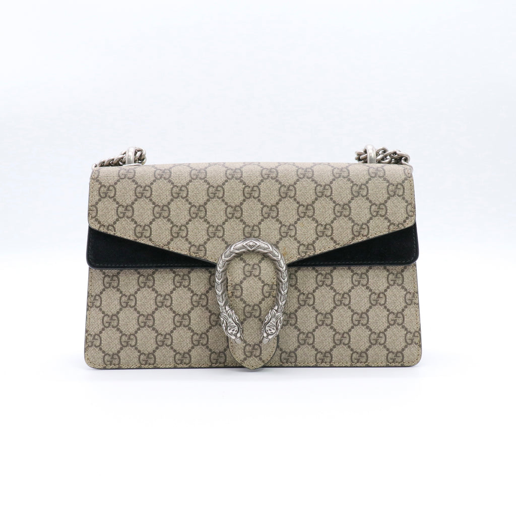 GG Supreme Monogram Medium Dionysus Shoulder Bag twins