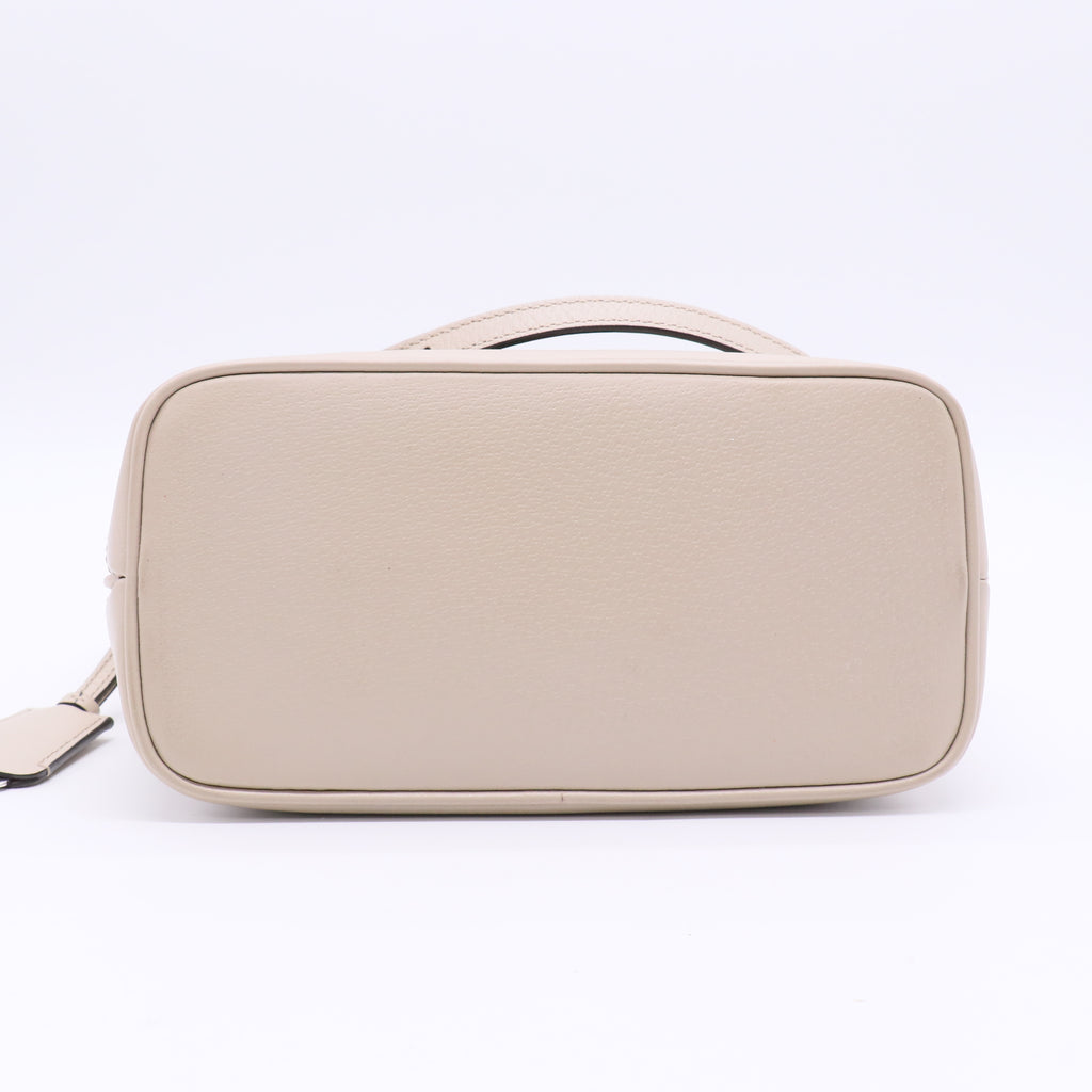 Ophidia Open Bucket Bag GG Coated Canvas with Leather Small Twins