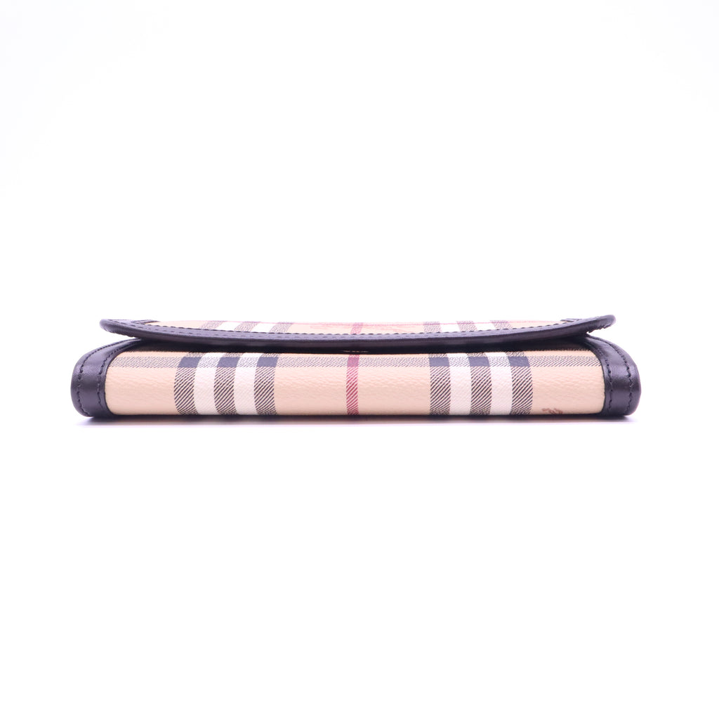 Haymarket Check Continental Wallet Black W21468
