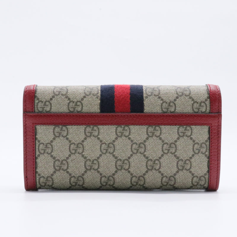 Queen Margaret Wallet GG Coated Canvas