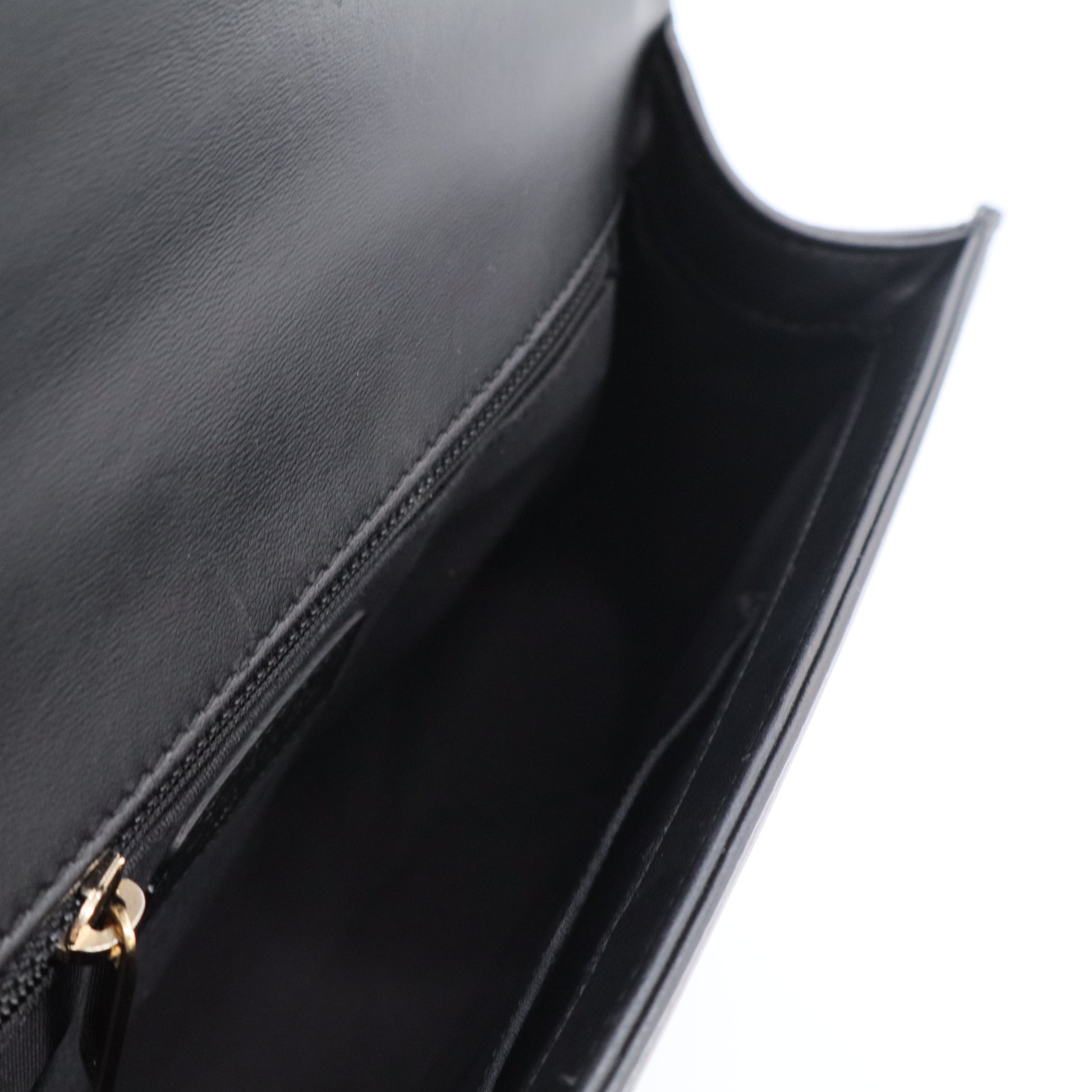 Boy Flap Bag Quilted Caviar New Medium