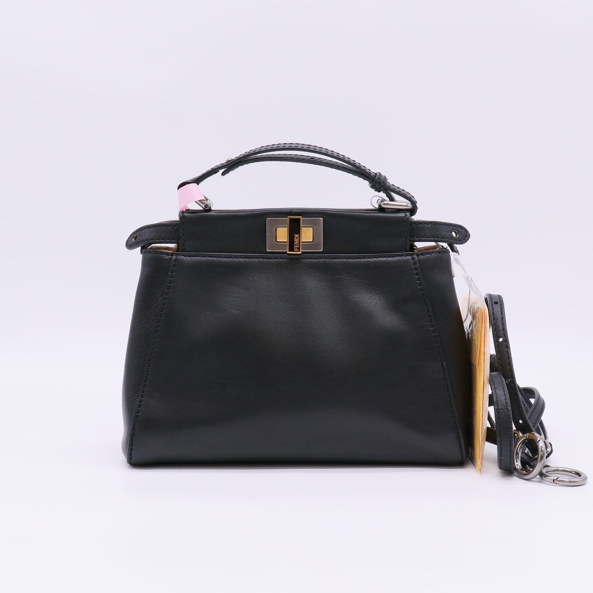 Peekaboo Bag Leather with Calf Hair Interior Mini twins LDJ5573