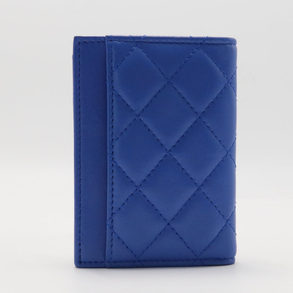 Quilted Leather CC Bifold Card Case