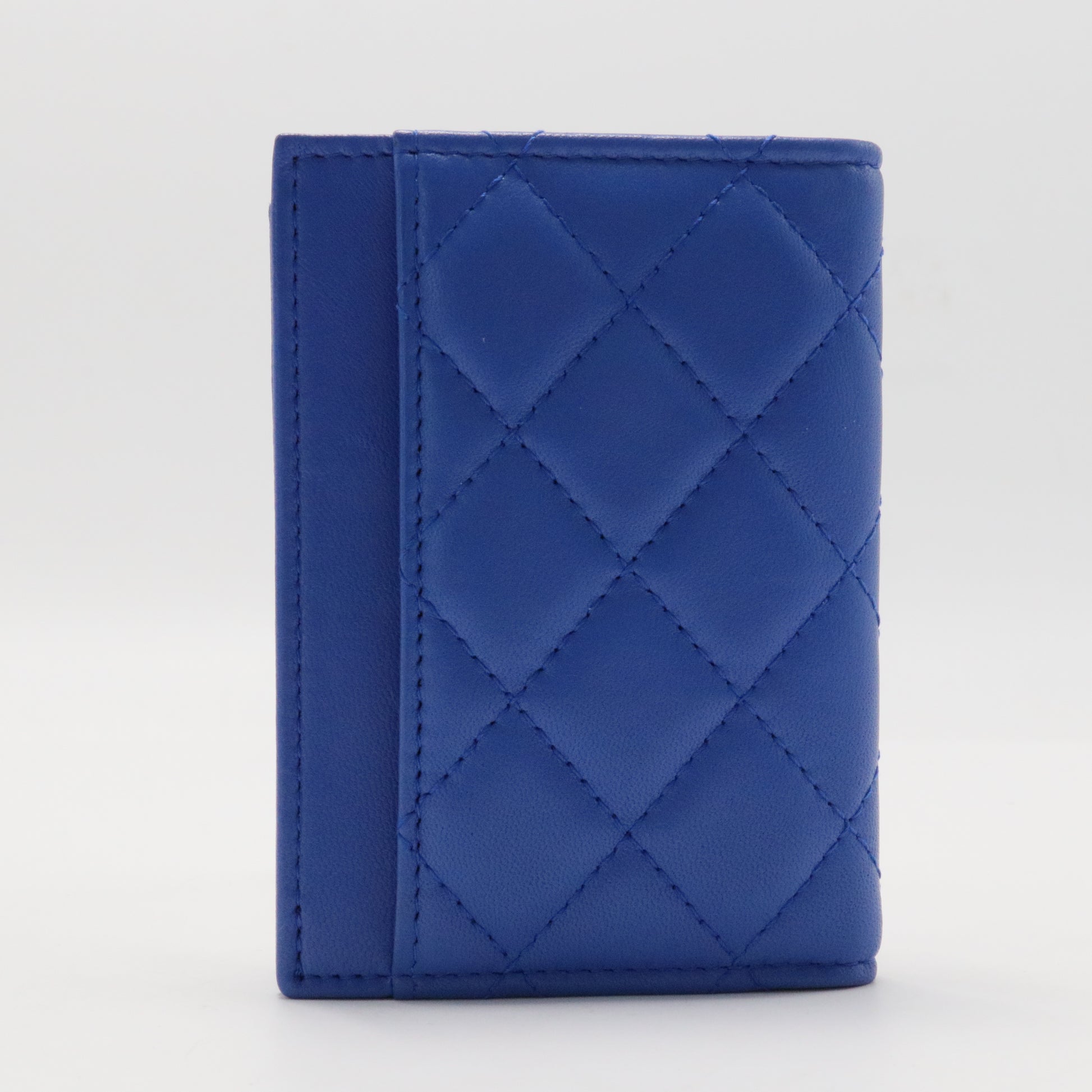 Quilted Leather CC Bifold Card Case