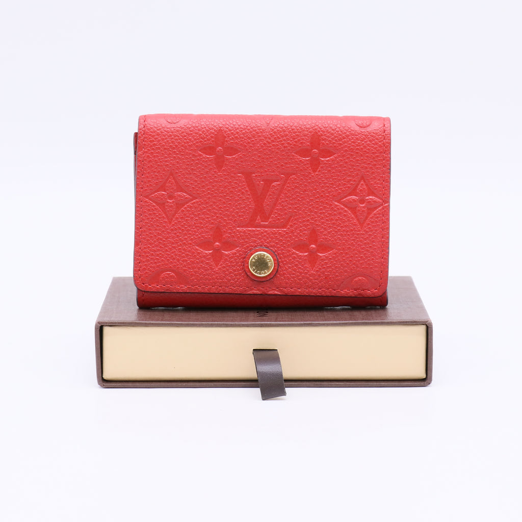 Louis Vuitton Enveloppe Carte de Visite in Monogram Empreinte W22574