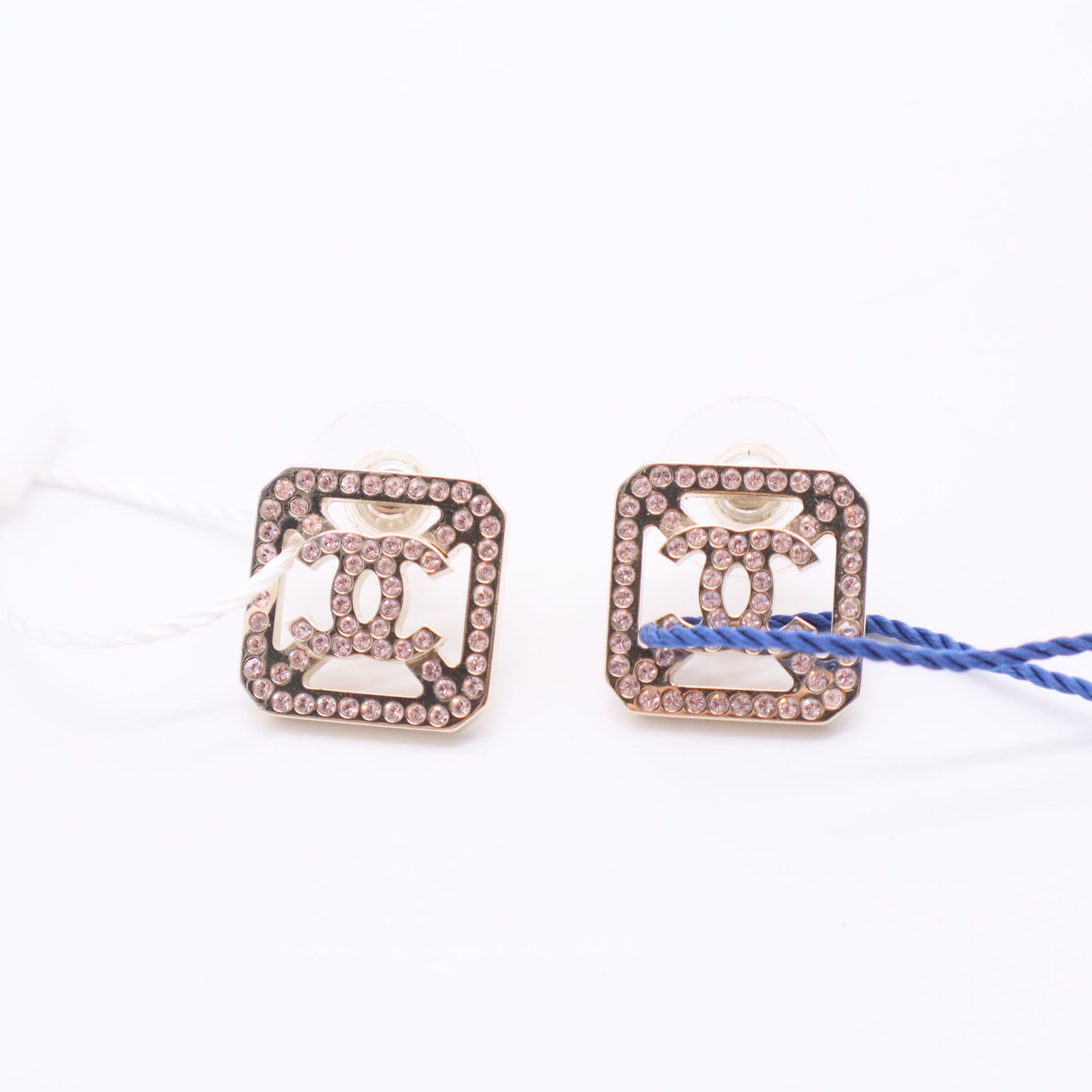 Chanel ChanelStrass CC Stud Earrings LDJ2788 twins