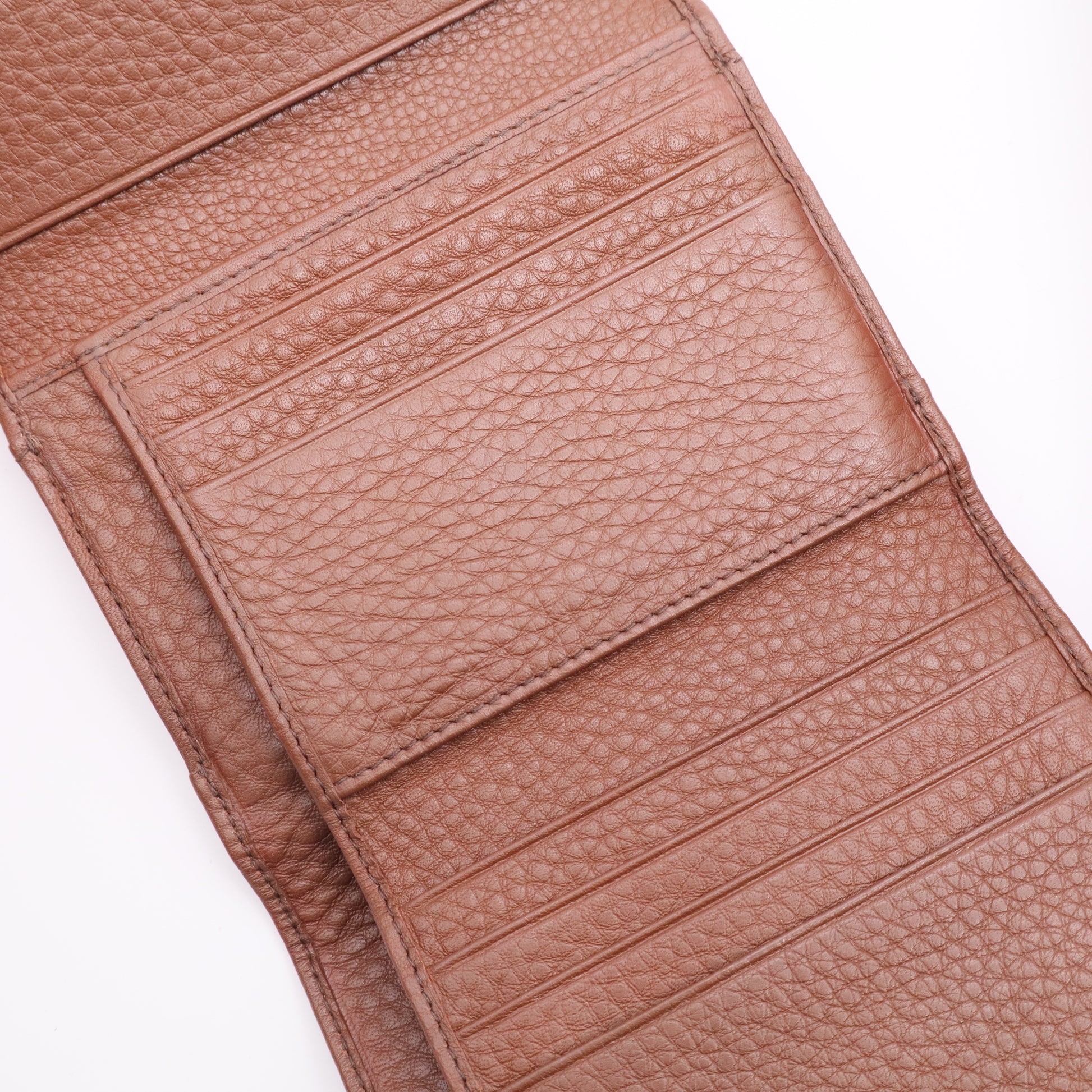French Wallet Soft Leather Compact Twins