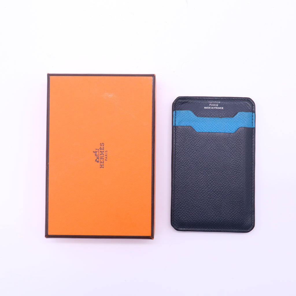 Hermes City 3CC Colorblock Card Holder W21352