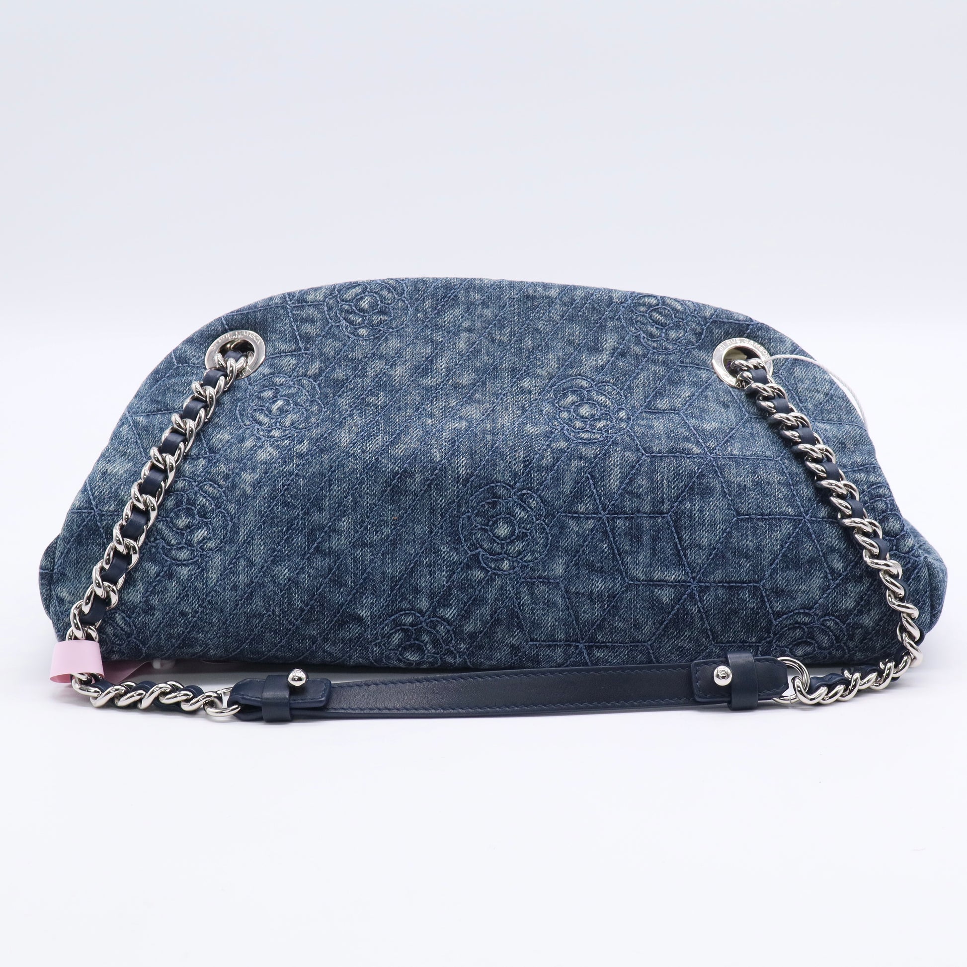 Chanel Denim Camellia Embroidered Just Mademoiselle Twins LDJ2818