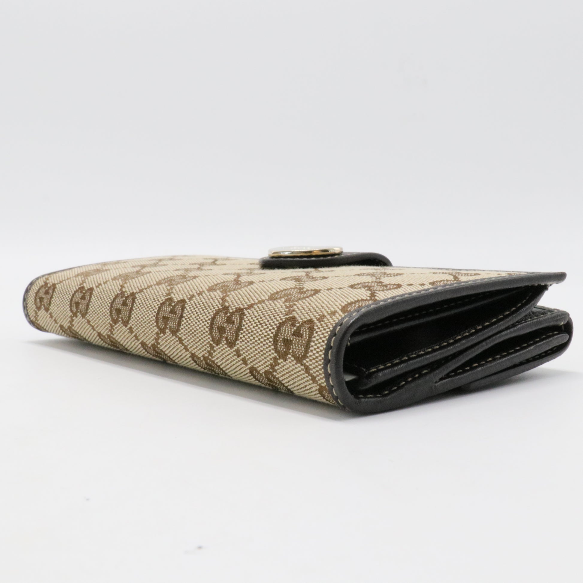 Monogram Heart Continental Wallet Brown