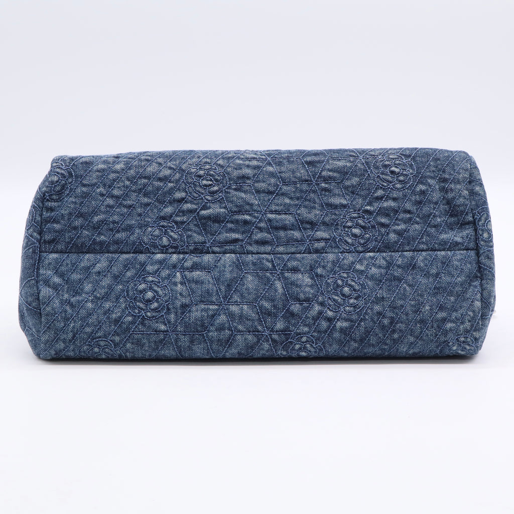 Chanel Denim Camellia Embroidered Just Mademoiselle Twins LDJ2818