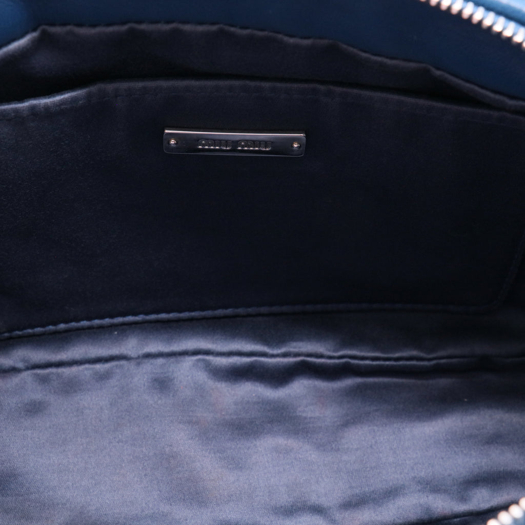 Sheep Fur Chain-Linked Shoulder Bag Twins