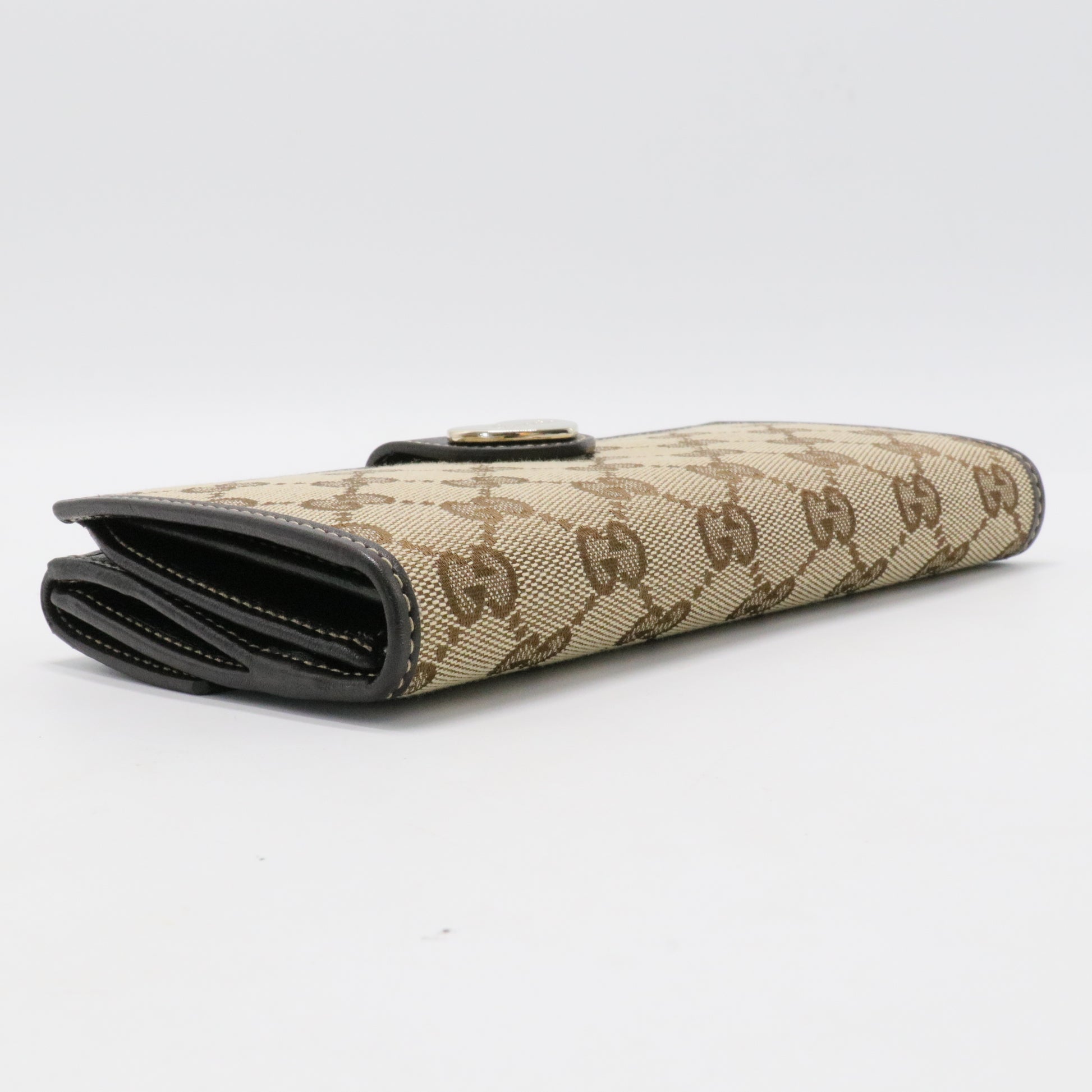 Monogram Heart Continental Wallet Brown