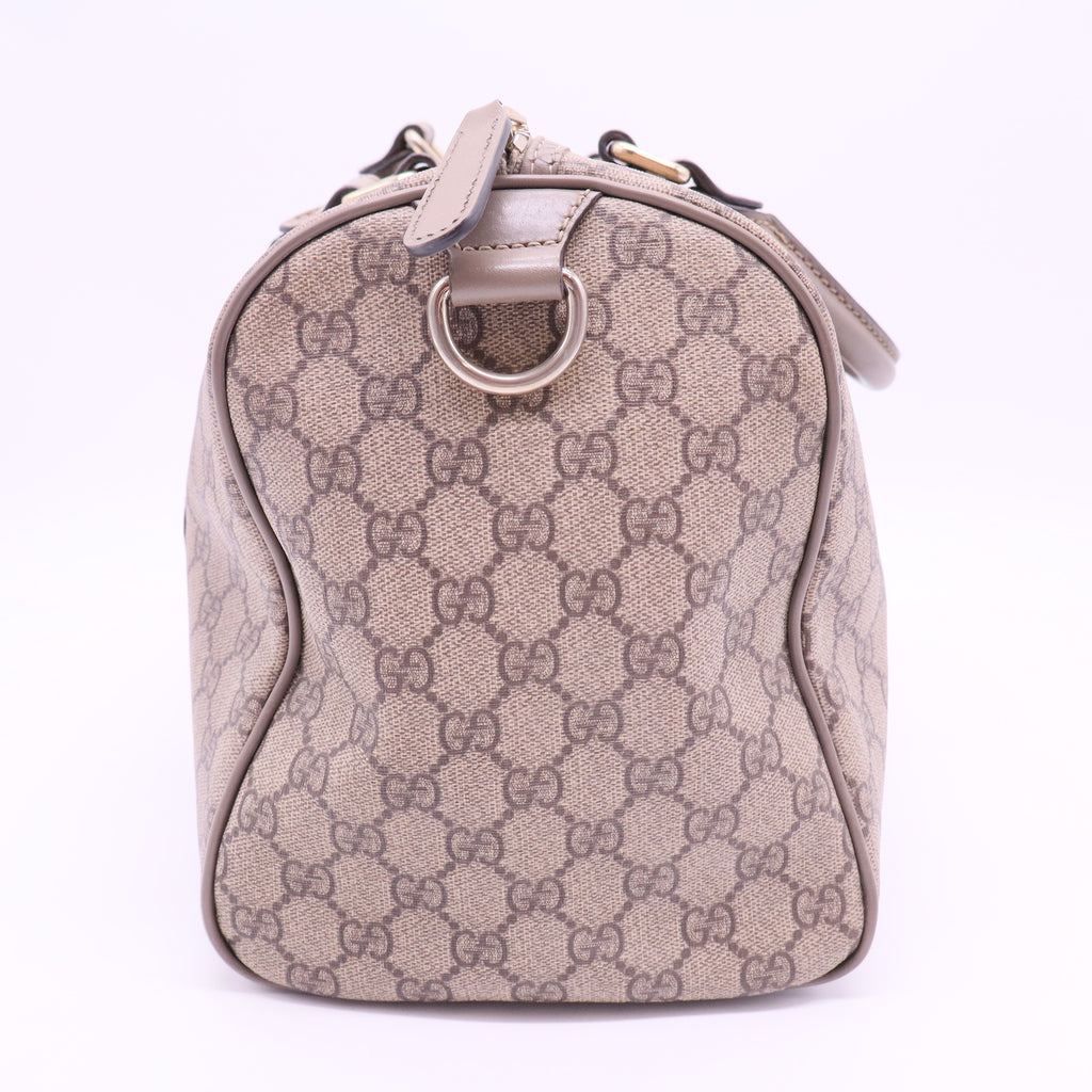 Joy Boston Bag GG Coated Canvas Medium