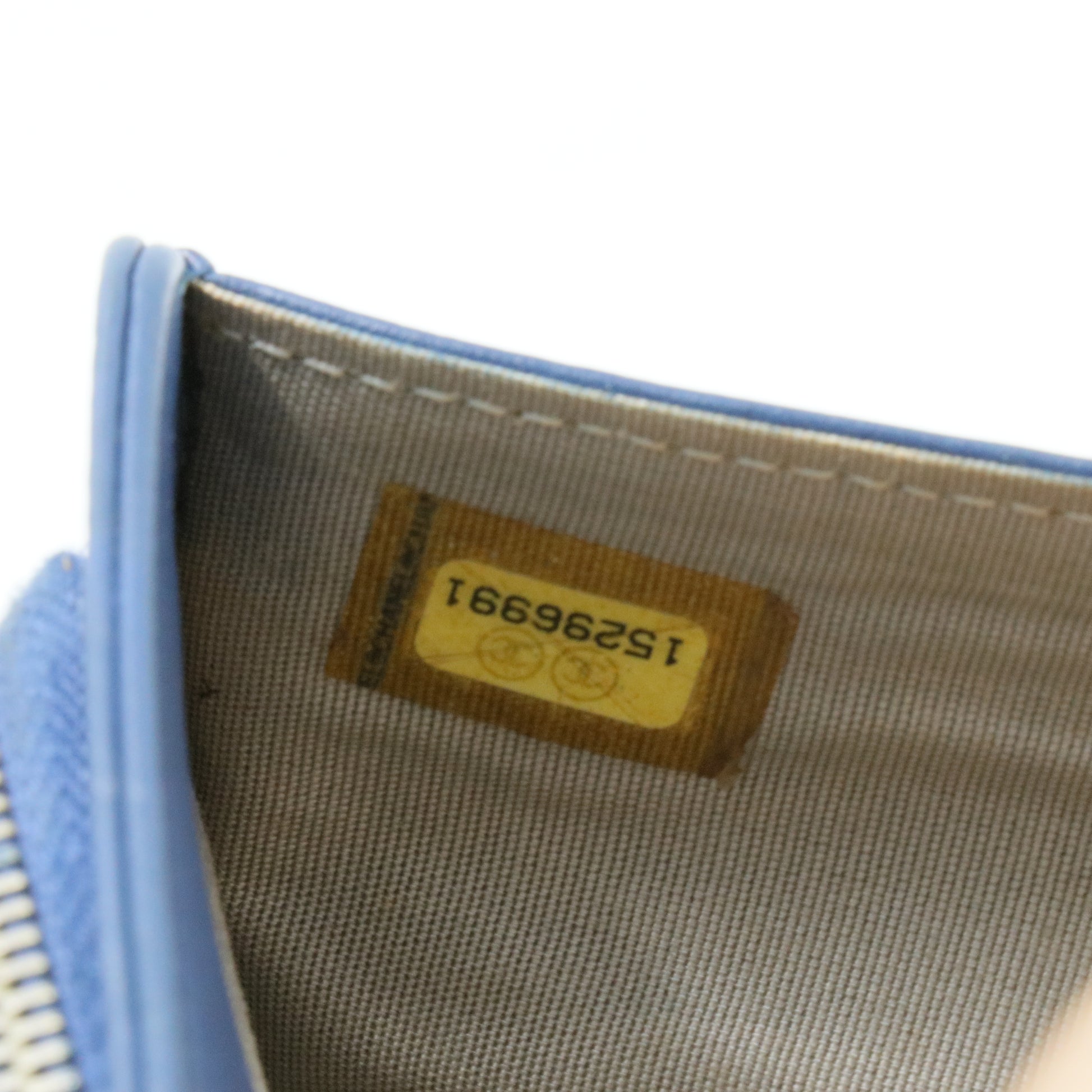 Matelasse Patent Tri-Fold Wallet