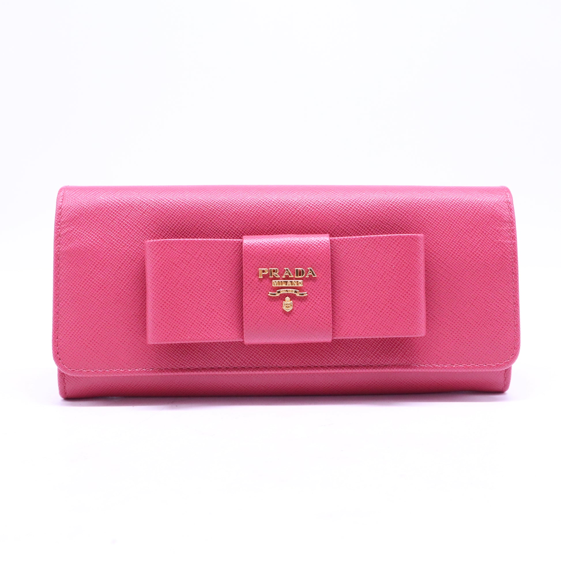 Saffiano Fiocco Bow Continental Wallet W20794