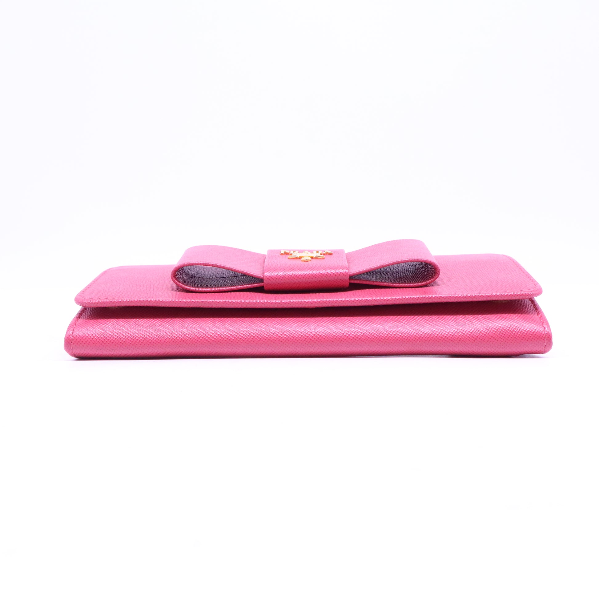Saffiano Peonia Fiocco Bow Continental Wallet W20794