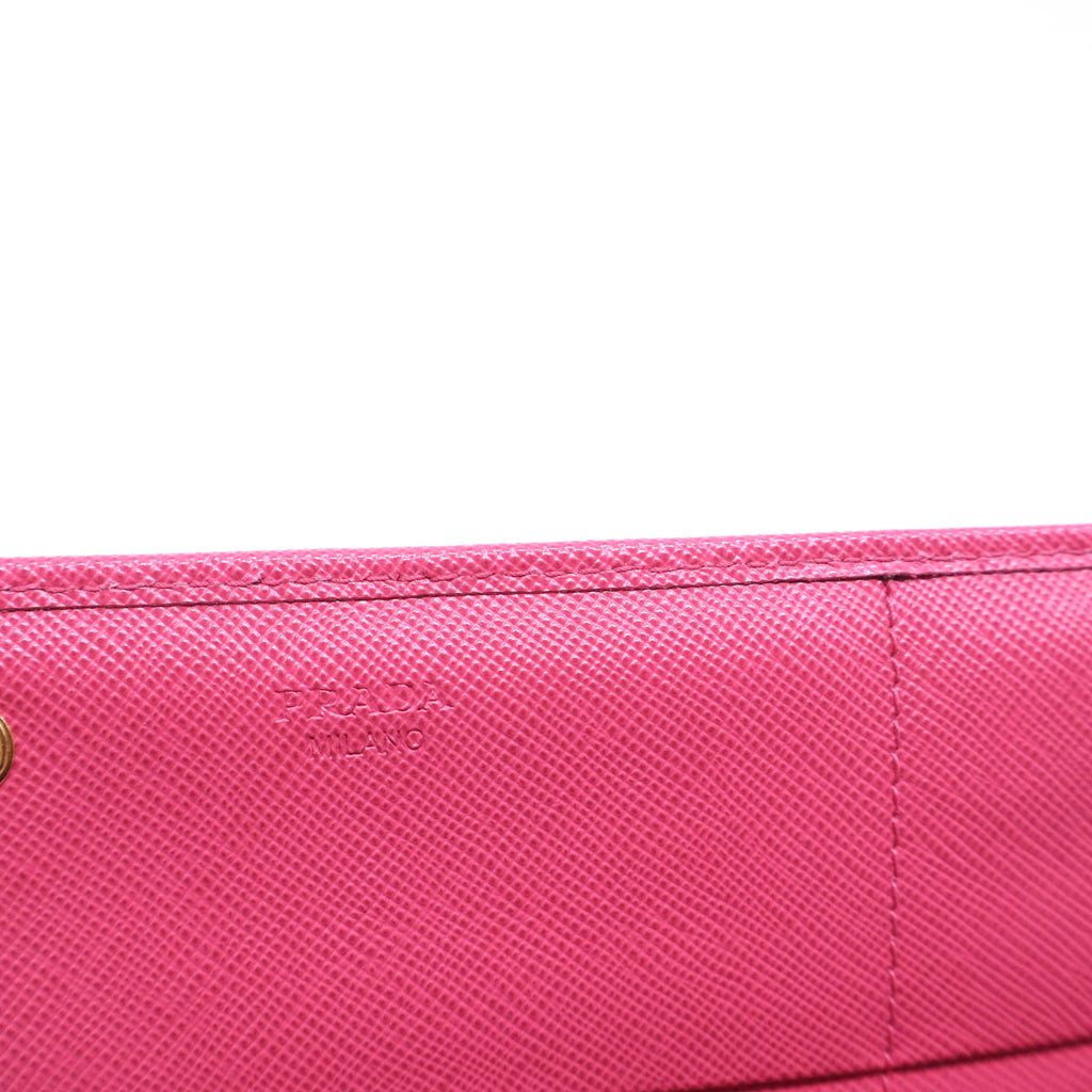 Saffiano Fiocco Bow Continental Wallet W20794