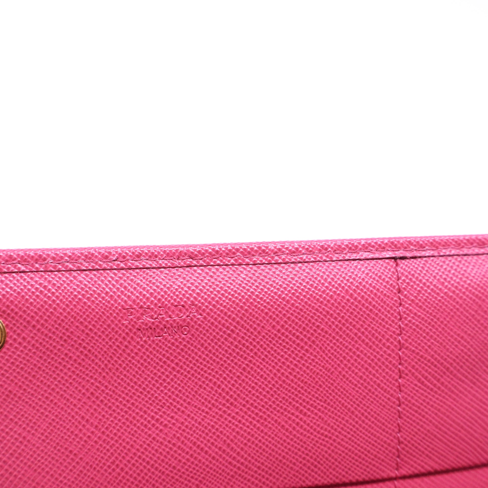 Saffiano Peonia Fiocco Bow Continental Wallet W20794