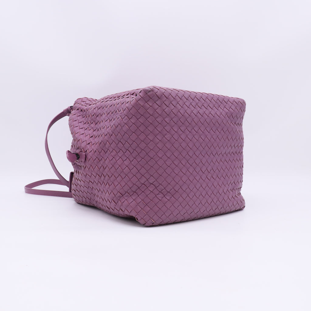 Bottega Veneta Cube Messenger Bag Intrecciato Nappa twins LDJ5574