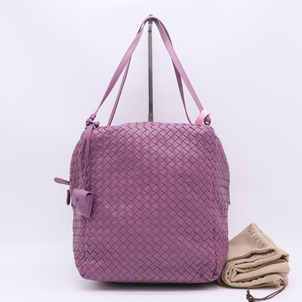 Bottega Veneta Cube Messenger Bag Intrecciato Nappa twins LDJ5574