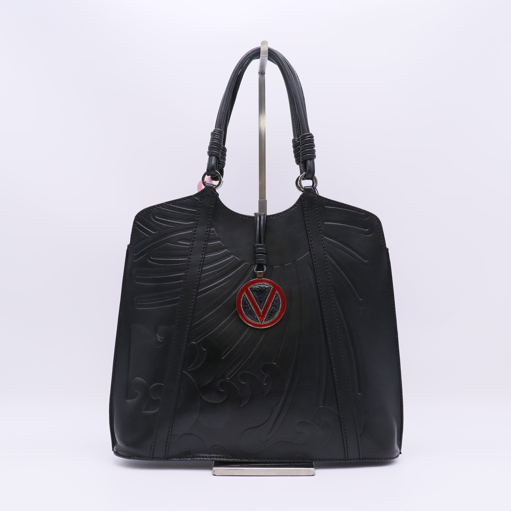 Valentino Garavani Calfskin Embossed Shoulder Bag twins LDJ5580