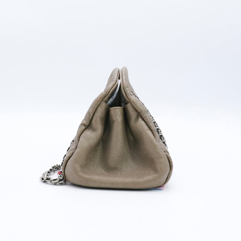 Just Mademoiselle Bag Quilted Aged Calfskin Medium twins