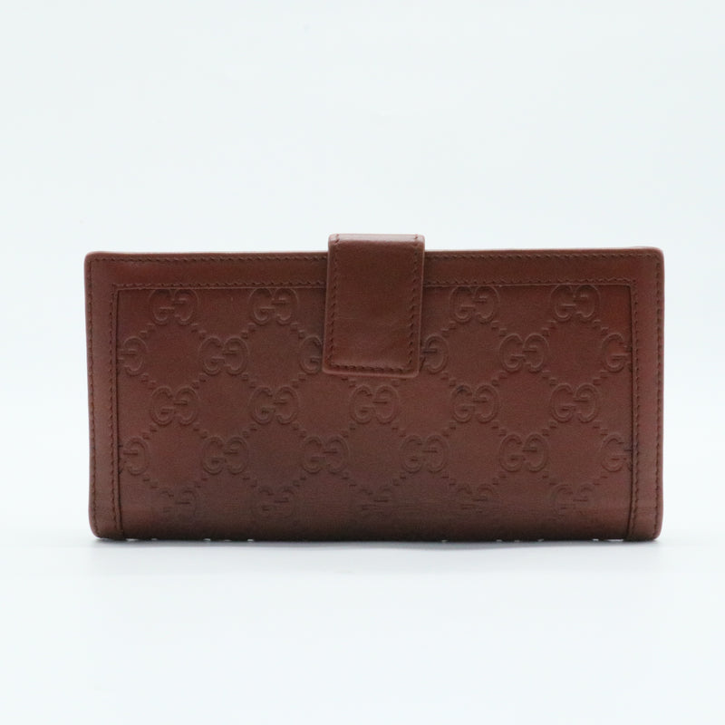 Microguccissima Sukey Continental Wallet Vintage