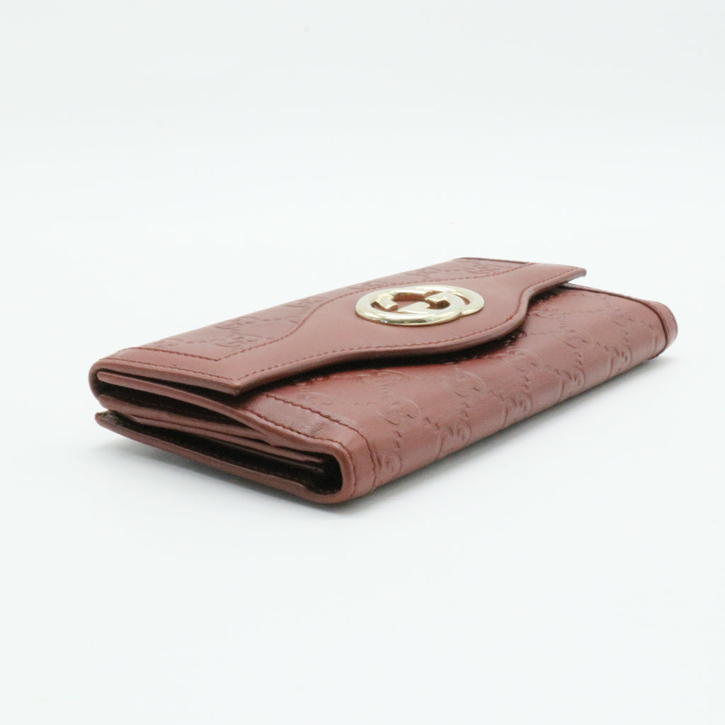 Microguccissima Sukey Continental Wallet Vintage