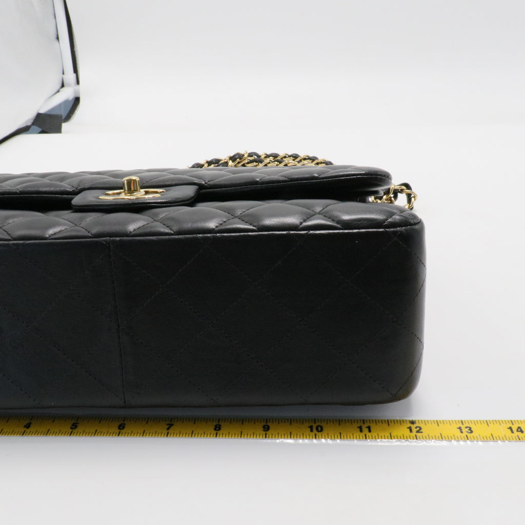 Classic Double Flap Bag Quilted Lambskin Jumbo