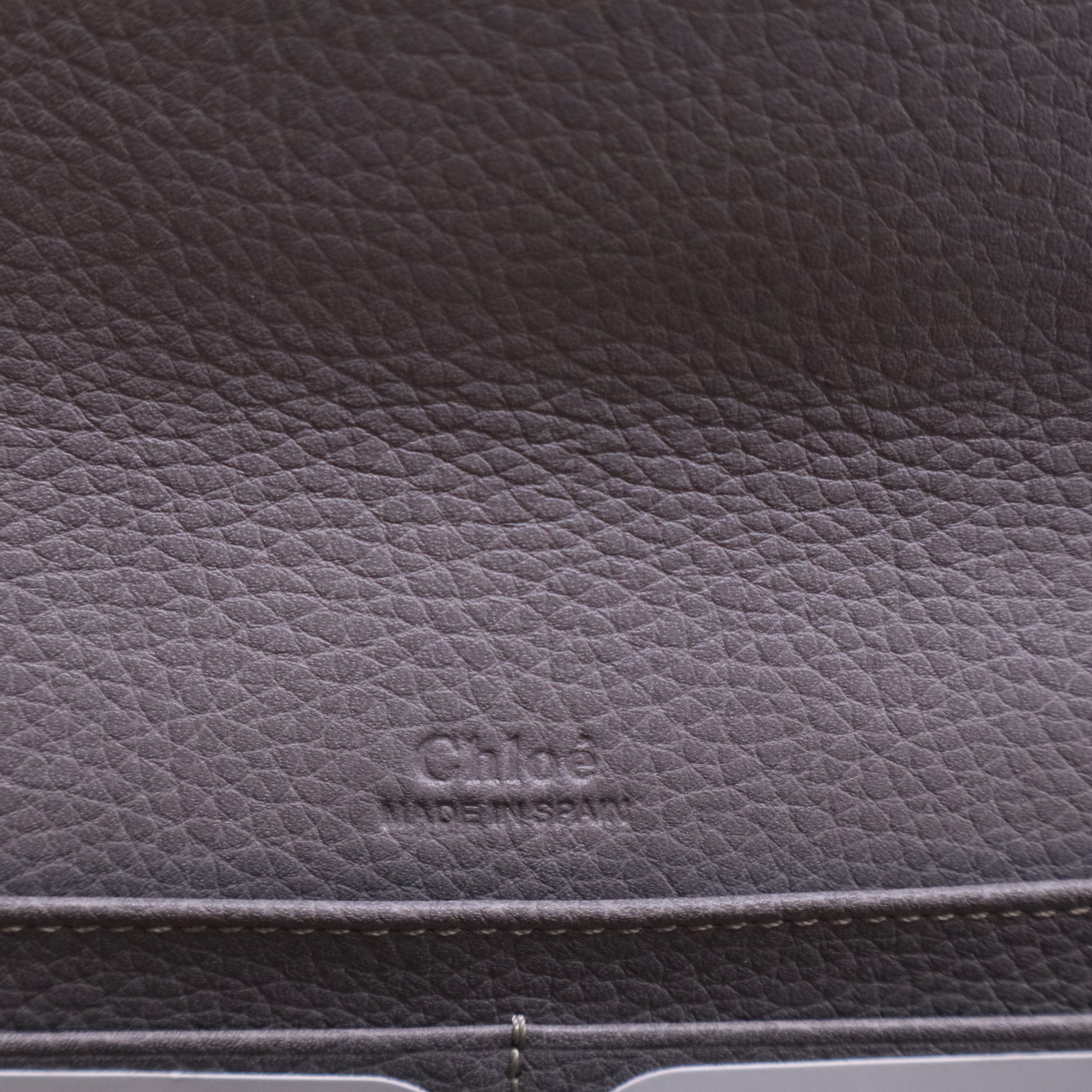 Green Grey Tricolor Leather Zip Envelope Wallet W20277