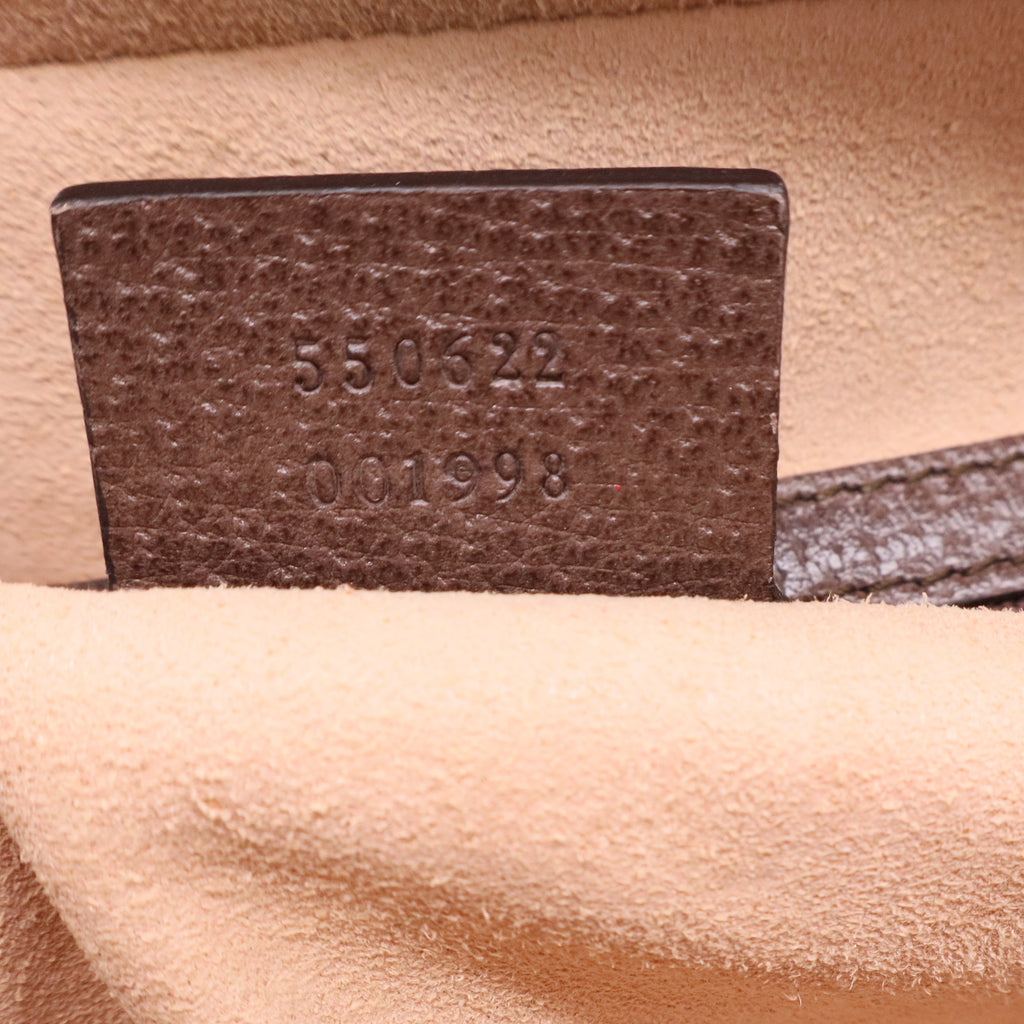 Gucci Ophidia Zip Around Camera Bag GG Coated Canvas Small Twins