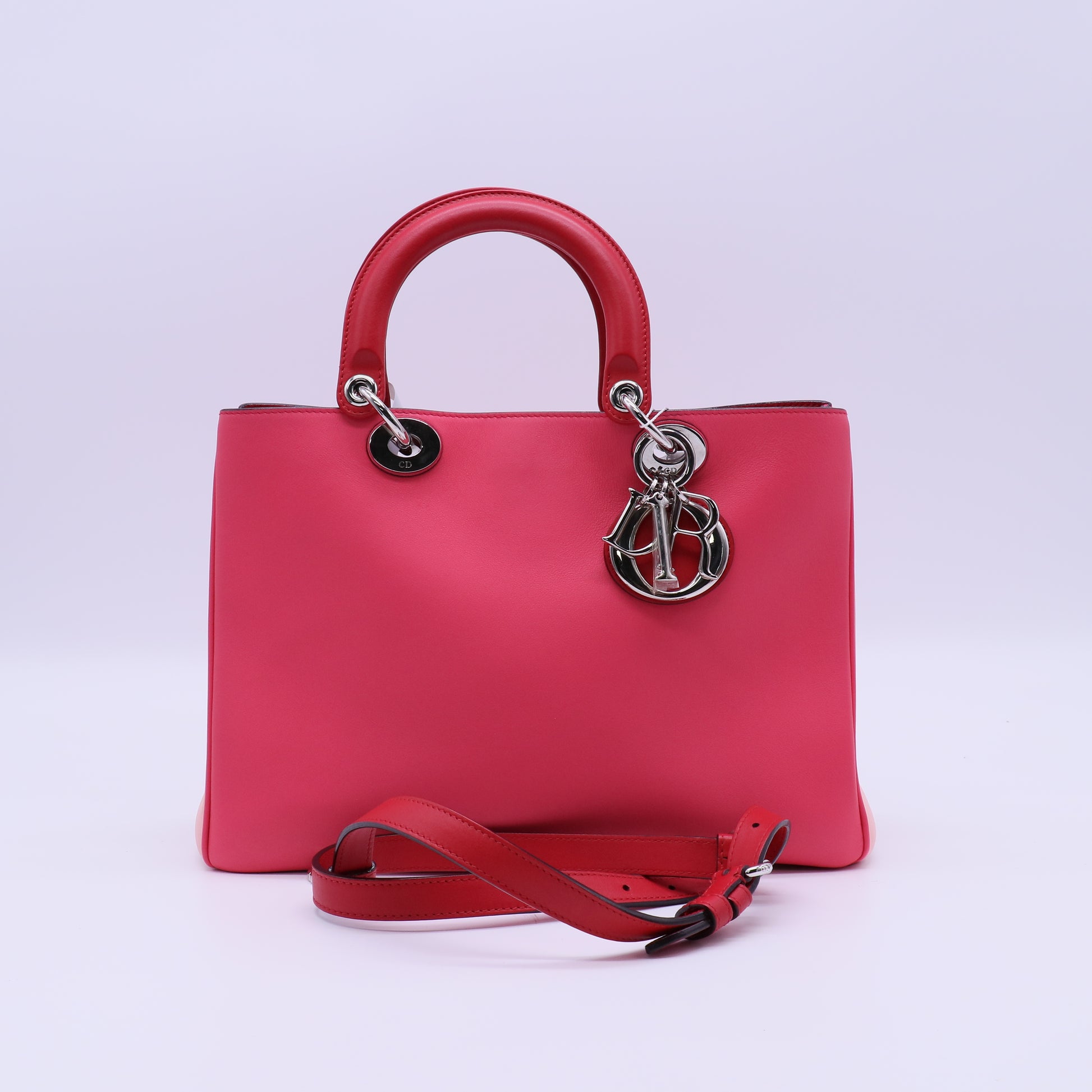 Christian Dior  Calfskin Diorissimo Tote Bag twins  B21908