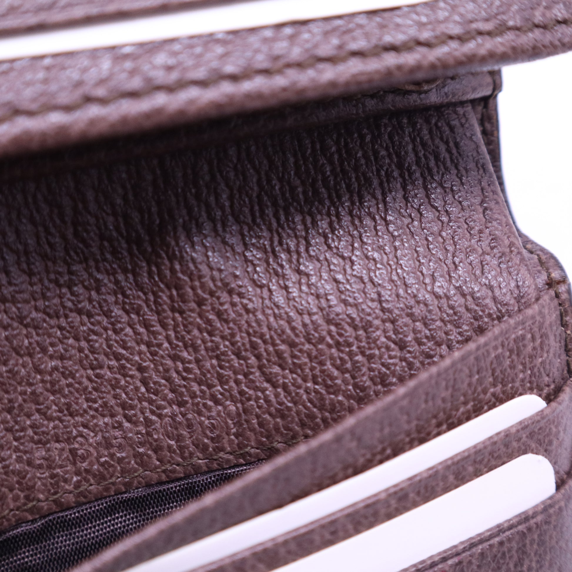 Beige/Brown GG Supreme Canvas and Leather Ophidia Web Compact Wallet W20864