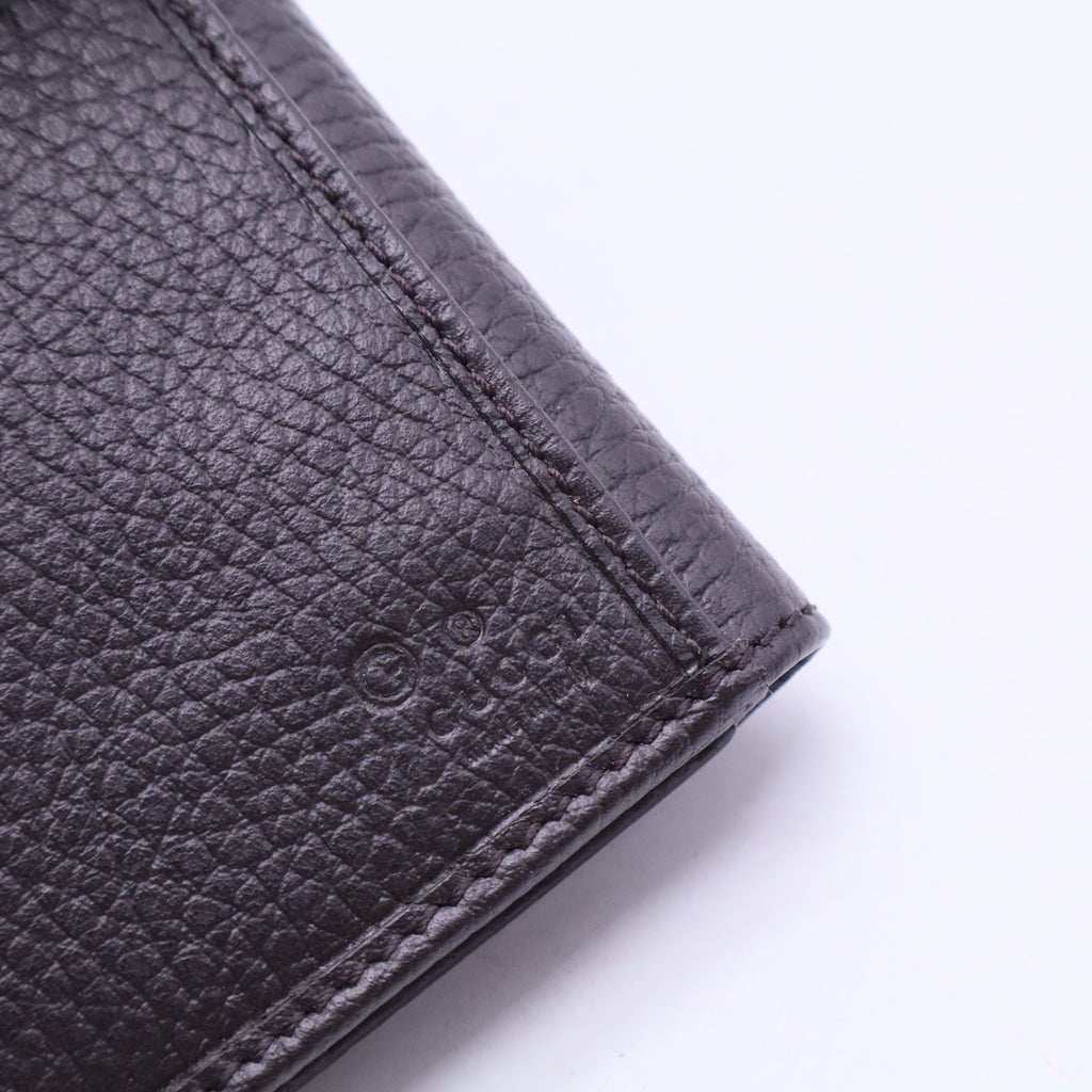 Black Leather Soho Studded Continental Wallet W20337