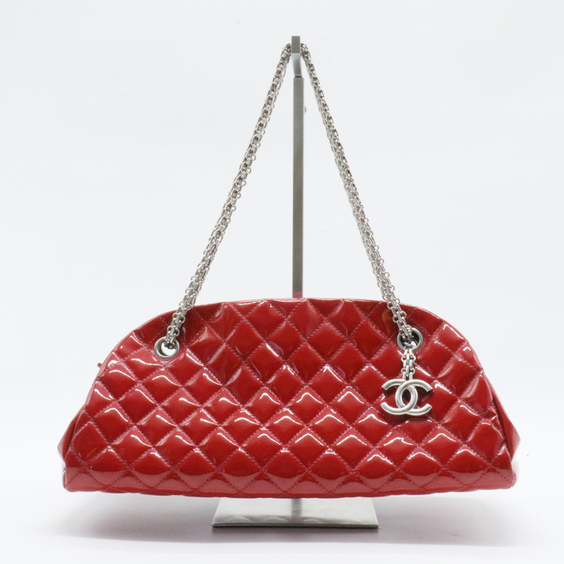 Just Mademoiselle Bag Quilted Patent Medium