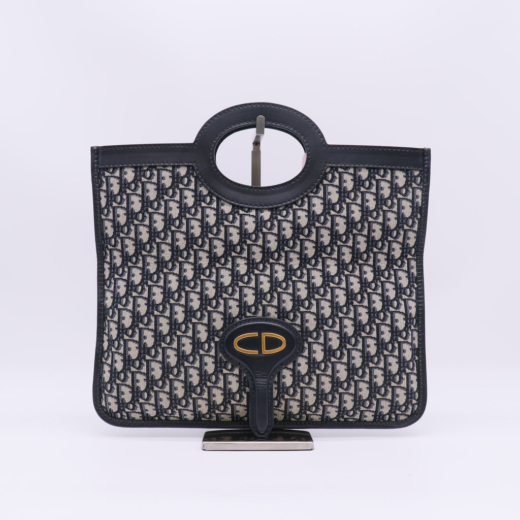 Christian Dior Oblique Jacquard Oblique Fold Over Canvas twins LDJ5579